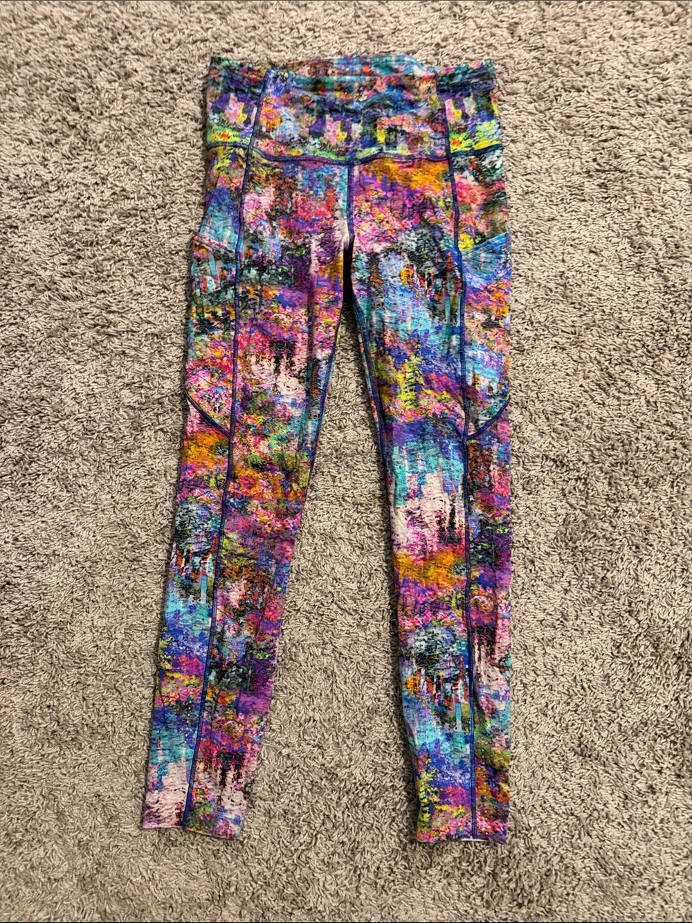 lululemon athletica seawheeze 2019 Multicolor Abstract Print leggings